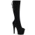 Pleaser ADORE-2008 Bottes à plateforme Daim synthétique Noir