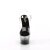 Pleaser ADORE-708SS Sandales à plateforme Paillettes Transparent Argent