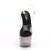 Pleaser ADORE-708T Sandales à plateforme Fumée Transparent Gris