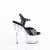 Pleaser ADORE-709HT Sandales à plateforme Holo Noir Transparent