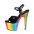 Pleaser ADORE-709RC Sandales à plateforme Vernis Noir Bigarré