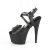 Pleaser ADORE-724 Sandales à plateforme Cuir synthétique Noir