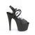 Pleaser ADORE-724 Sandales à plateforme Cuir synthétique Noir