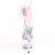 Pleaser ADORE-727RS Sandales à plateforme Strass Transparent Rose