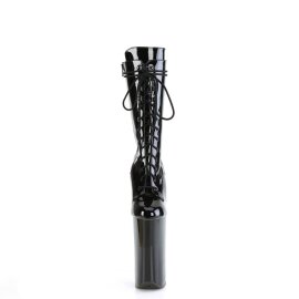 Pleaser BEYOND-1050 Bottines à plateforme Vernis Noir