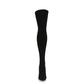 Pleaser COURTLY-3005 Bottes cuissardes Noir