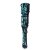 Pleaser COURTLY-3011 Bottes cuissardes Paillettes Vert Bleu