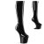 Pleaser CRAZE-2000 Bottes à plateforme Vernis Noir