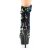 Pleaser DELIGHT-1004 Bottines à plateforme Paillettes Bleu