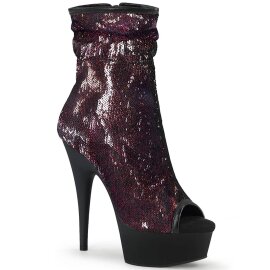 Pleaser DELIGHT-1008SQ Bottines à plateforme...