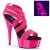 Pleaser DELIGHT-669UV Sandales à plateforme Néon Rose