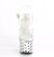 Pleaser DISCOLITE-708DOTS Sandales à plateforme Transparent Bigarré