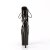 Pleaser FLAMINGO-1020 Bottines à plateforme Vernis Café