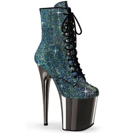 Pleaser FLAMINGO-1020CHRS Bottines à plateforme...