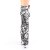Pleaser FLAMINGO-1020DP Bottines à plateforme Noir Blanc