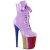 Pleaser FLAMINGO-1020HG Bottines à plateforme Vernis Paillettes Violet Bigarré