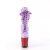 Pleaser FLAMINGO-1020HG Bottines à plateforme Vernis Paillettes Violet Bigarré