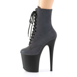 Pleaser FLAMINGO-1020REFL Bottines à plateforme Réflexion Vert