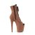 Pleaser FLAMINGO-1021FS Bottines à plateforme Daim synthétique Marron