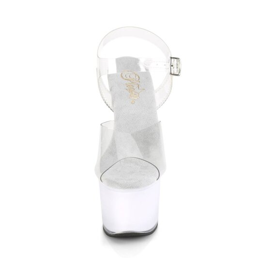 Pleaser ILLUMINATOR-708 Bottines à plateforme Transparent Couleur