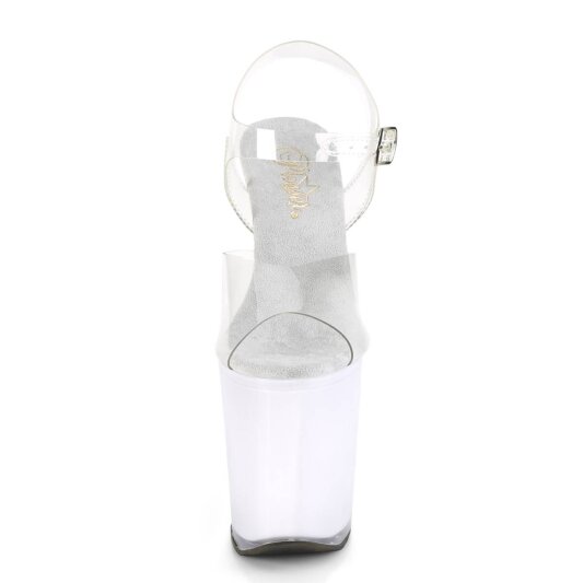 Pleaser ILLUMINATOR-808 Bottines à plateforme Transparent Couleur