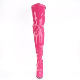 Pleaser SEDUCE-3000 Bottes cuissardes Vernis Rose