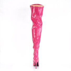Pleaser SEDUCE-3000 Bottes cuissardes Vernis Rose