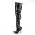 Pleaser SEDUCE-3010 Bottes cuissardes Cuir synthétique Noir