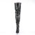 Pleaser SEDUCE-3010 Bottes cuissardes Cuir synthétique Noir