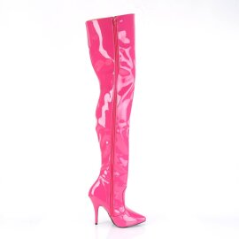 Pleaser SEDUCE-3010 Bottes cuissardes Vernis Rose