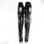 Pleaser SEDUCE-3080 Bottes cuissardes Vernis Noir