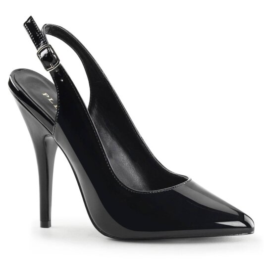 Pleaser SEDUCE-317 Escarpins Vernis Noir