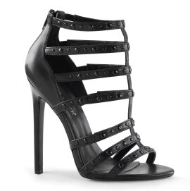 Pleaser SEXY-15 Sandales Cuir synthétique Noir