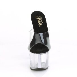 Pleaser SKY-301 Mules à plateforme Transparent