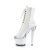 Pleaser SPECTATOR-1021 Bottines à plateforme Vernis Blanc