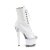 Pleaser SPECTATOR-1021 Bottines à plateforme Vernis Blanc