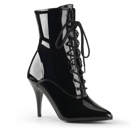 Pleaser VANITY-1020 Bottines Vernis Noir