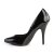 Pleaser SEDUCE-420V Escarpins Vernis Noir EU-35/US-5