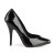 Pleaser SEDUCE-420V Escarpins Vernis Noir EU-35/US-5