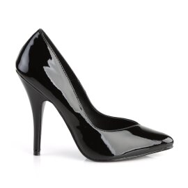 Pleaser SEDUCE-420V Escarpins Vernis Noir EU-39/US-9