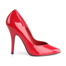 Pleaser SEDUCE-420V Escarpins Vernis Rouge EU-35/US-5