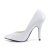 Pleaser SEDUCE-420V Escarpins Vernis Blanc EU-35/US-5