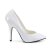 Pleaser SEDUCE-420V Escarpins Vernis Blanc EU-37/US-7