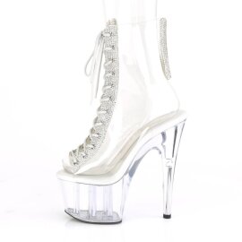 Pleaser ADORE-1016C-2 Bottines à plateforme Strass Transparent EU-41/US-11