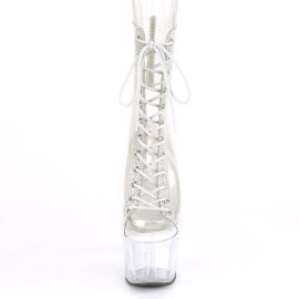 Pleaser ADORE-1016C-2 Bottines à plateforme Strass...