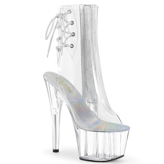 Pleaser ADORE-1018C Bottines à plateforme Transparent EU-39/US-9