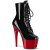 Pleaser ADORE-1020 Bottines à plateforme Vernis Noir Rouge EU-41/US-11