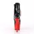 Pleaser ADORE-1020 Bottines à plateforme Vernis Chrome Noir Rouge EU-37/US-7