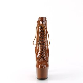 Pleaser ADORE-1020 Bottines à plateforme Vernis Caramel EU-37/US-7