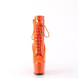 Pleaser ADORE-1020 Bottines à plateforme Vernis Orange EU-37/US-7